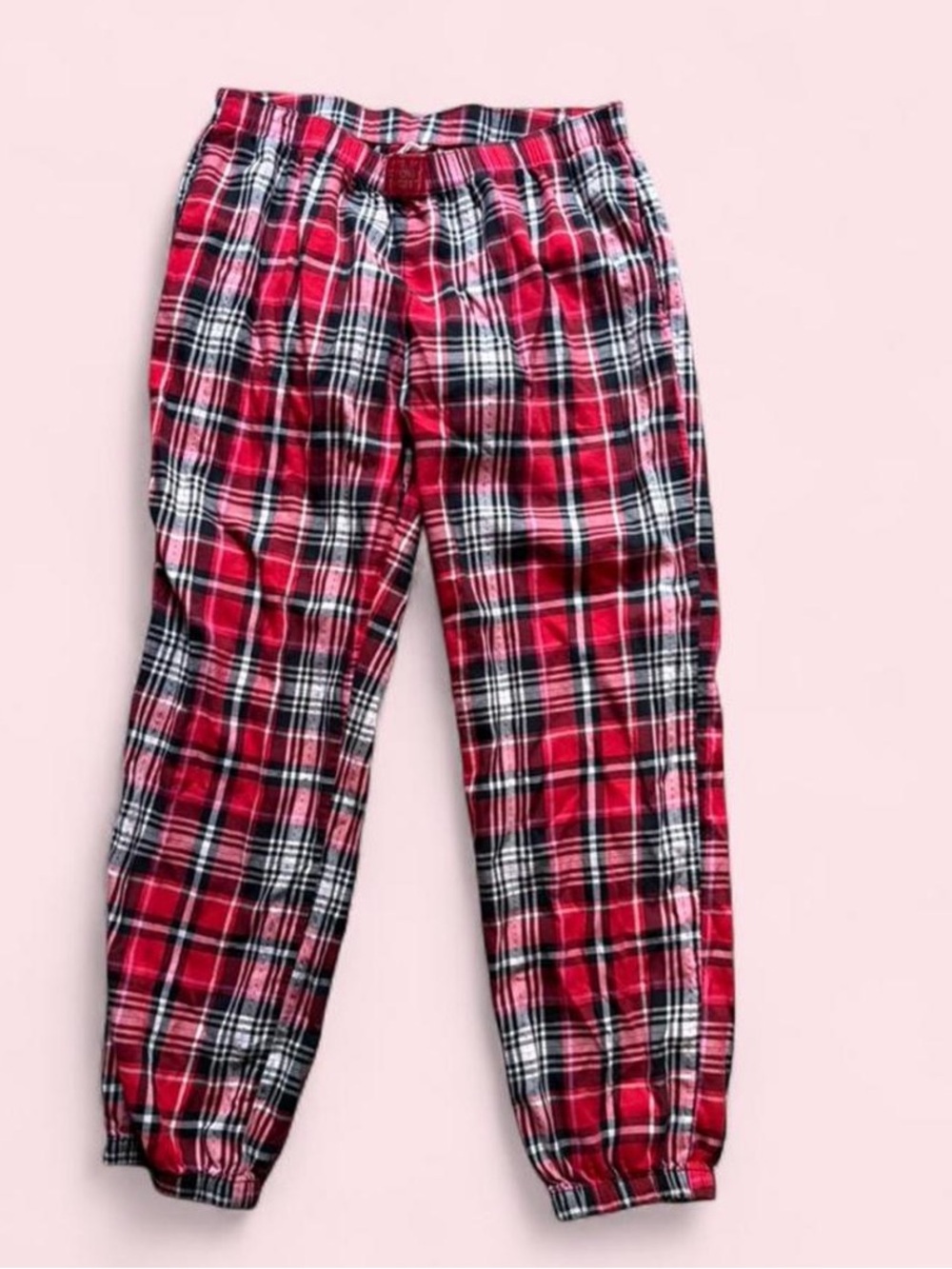 NWOT Victoria's Secret Red and Gold Plaid Flannel Pajama Pants